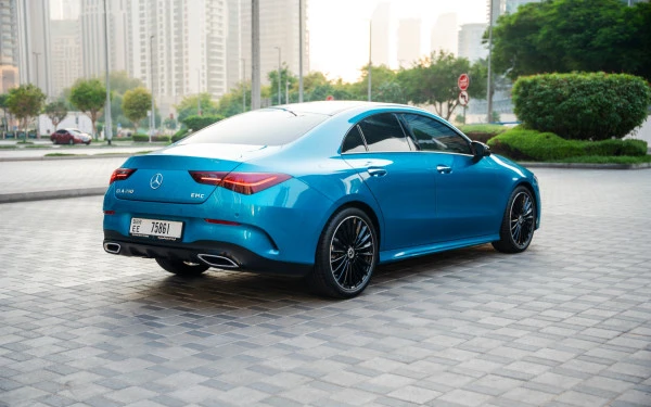  Blue Mercedes CLA200 Photo 4